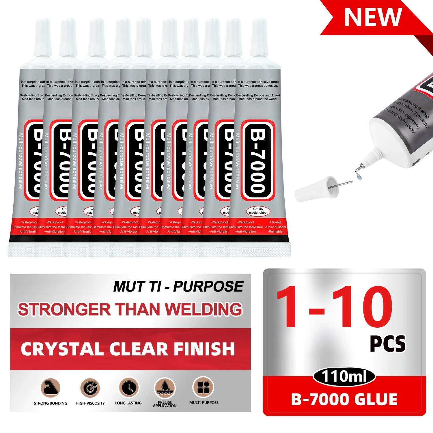 Super Glue B-7000 Loolifl 1-10 - Resin Crafts recensione e prezzo