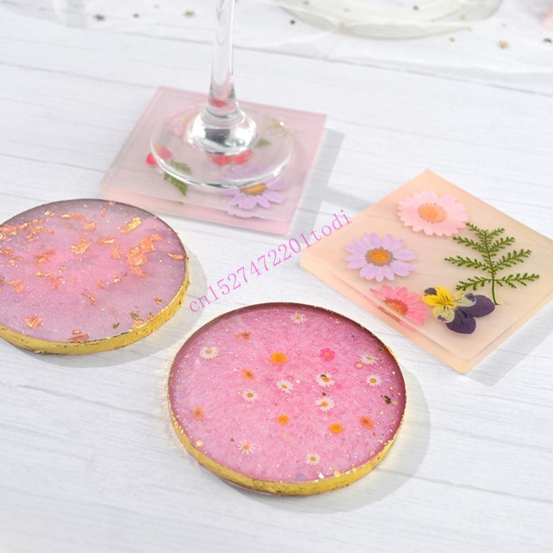 2Pcs Round Square Resin Mold G - Geode Mold Silicone recensione e prezzo