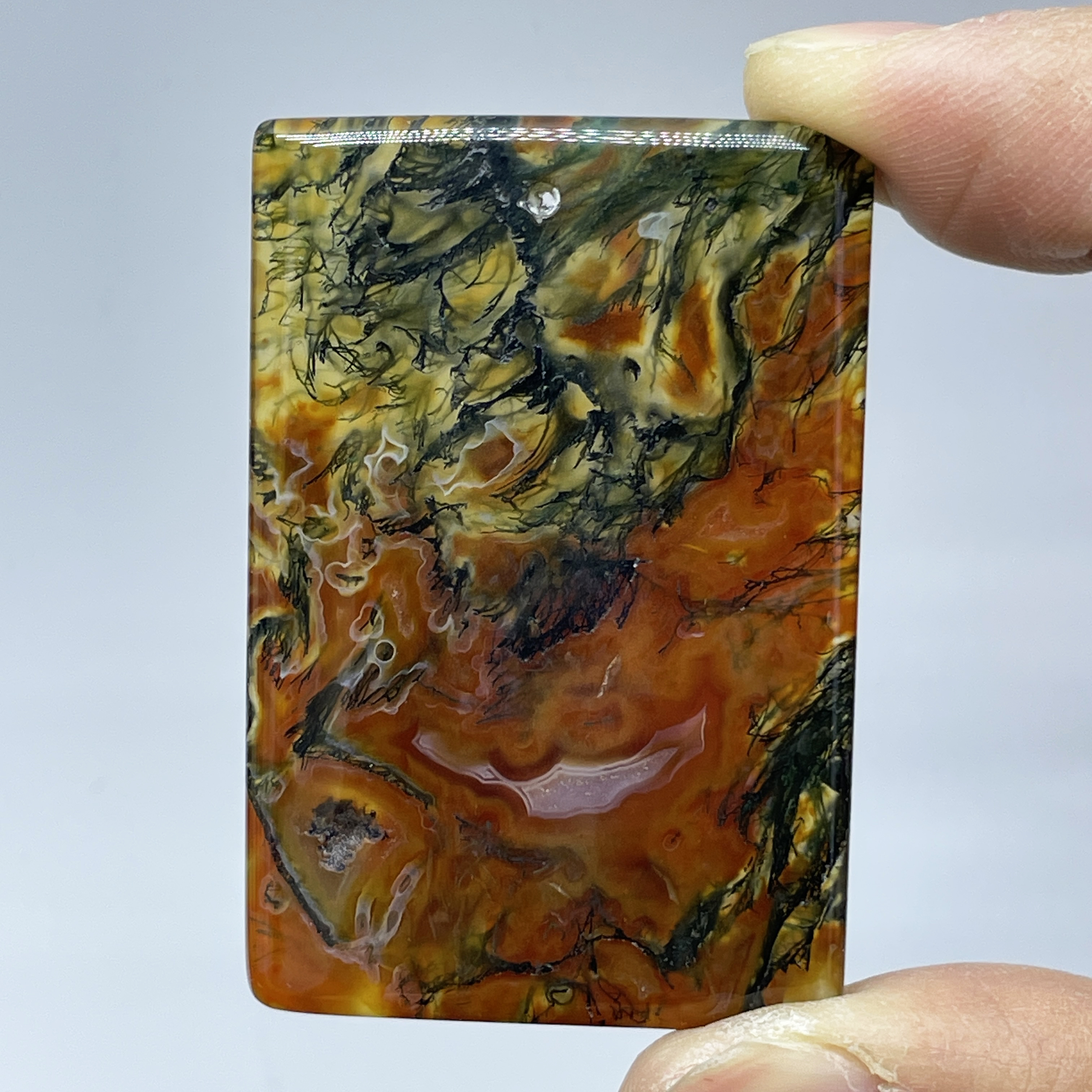 Natural Crystal Moss Agate Wat - Terrarium Moss Art recensione e prezzo