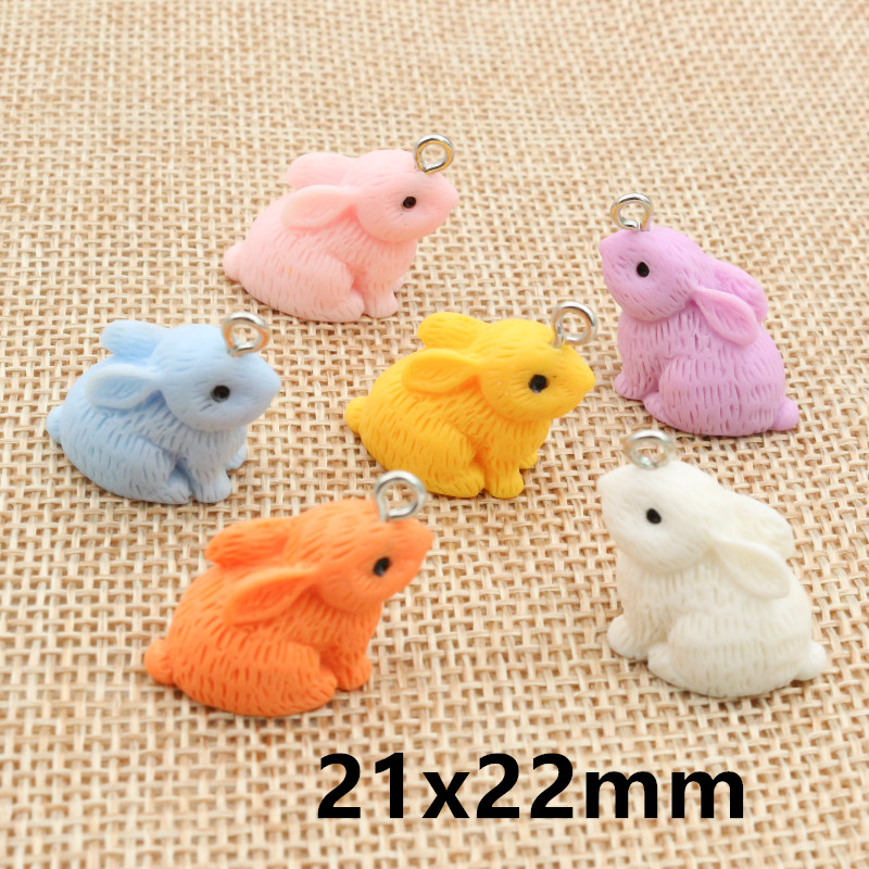 10PCS Resin Pendant Charms Rab - Resin Craft Supplies recensione e prezzo
