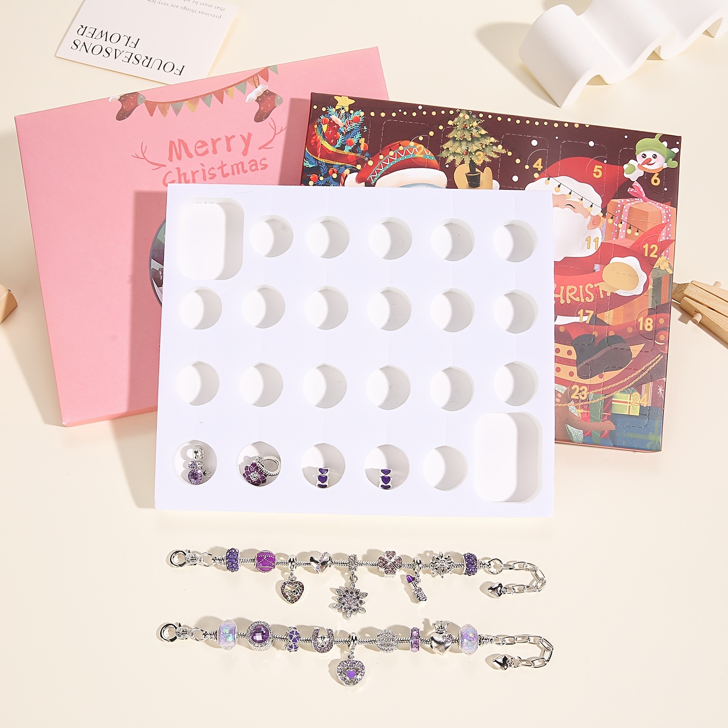 Christmas purple beads DIY jew - Resin Jewelry Kit recensione e prezzo