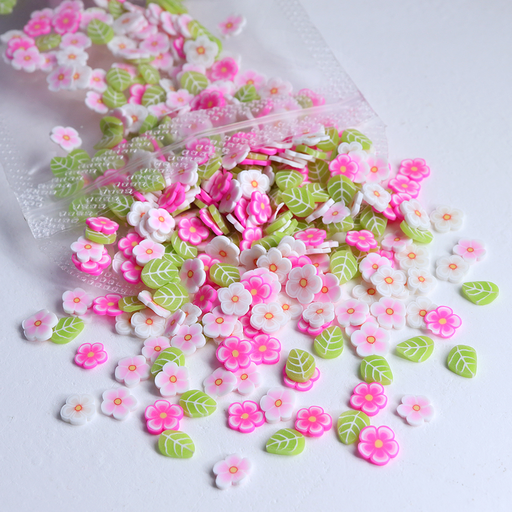 10g Pink Flowers Polymer Clay  - Flower Preservation Resin recensione e prezzo