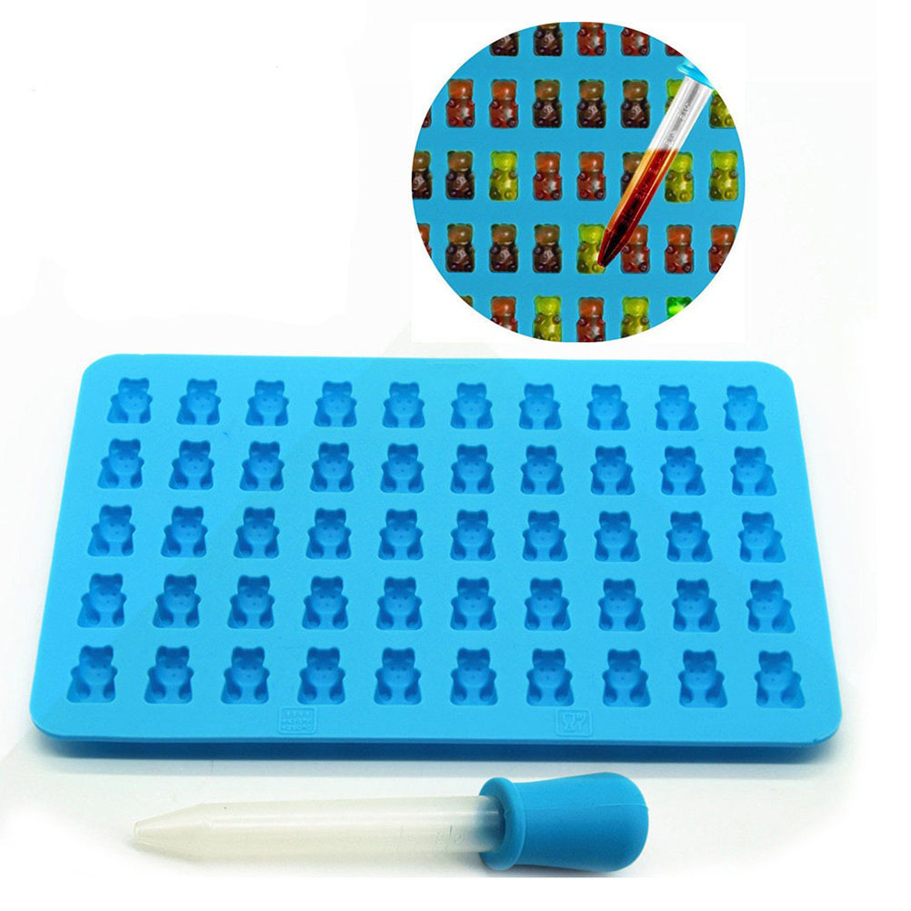 50 Bear Shaped Silicone Chocol - Silicone Mold Tray recensione e prezzo