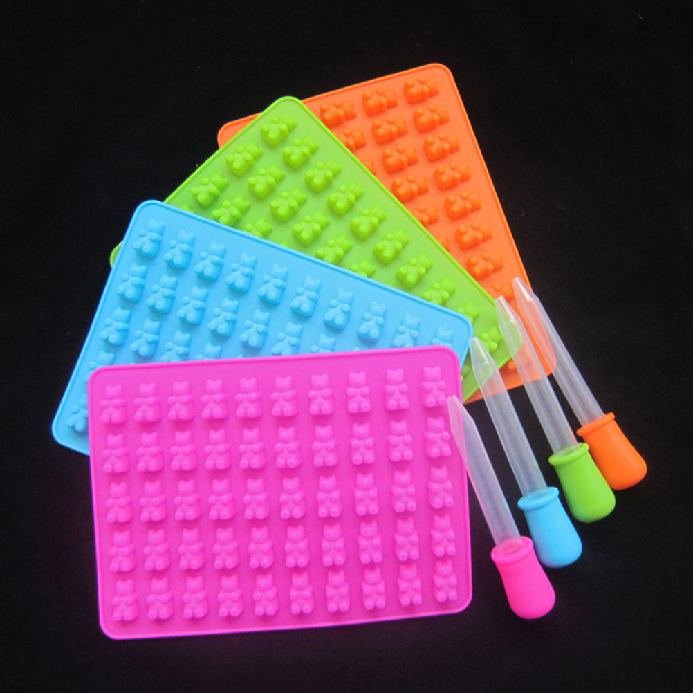 50 Bear Shaped Silicone Chocol - Silicone Mold Tray recensione e prezzo