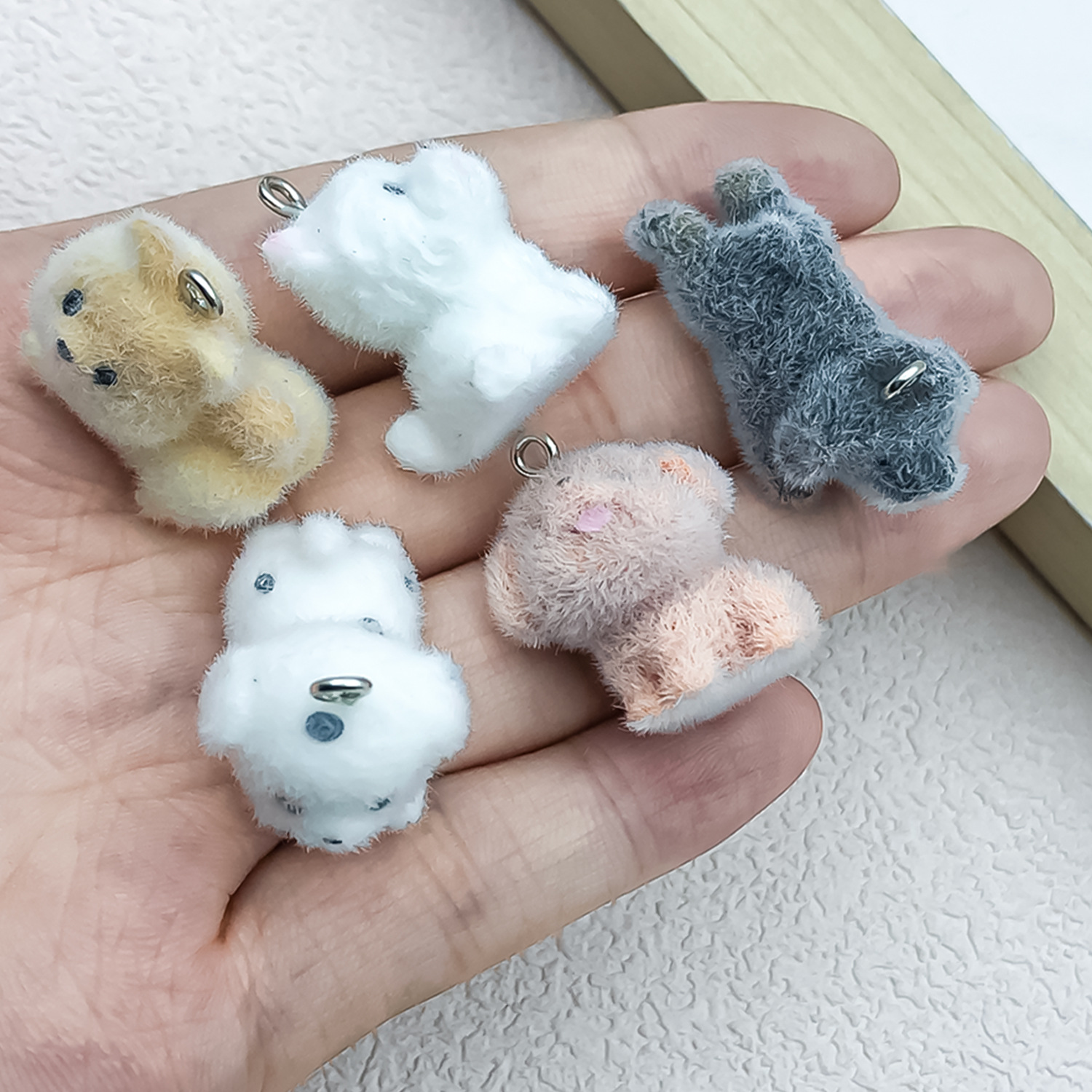 5pcs&1pc Flocked Resin Animal  - Resin Craft Material recensione e prezzo