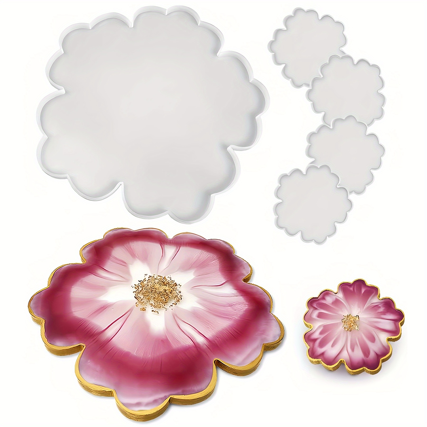 1-piece 13-inch large flower t - Serving Tray Mold recensione e prezzo