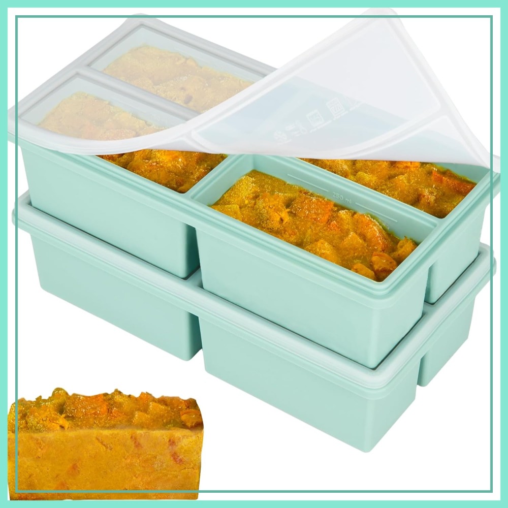 Silicone Freezer Trays with Li - Silicone Mold Tray recensione e prezzo