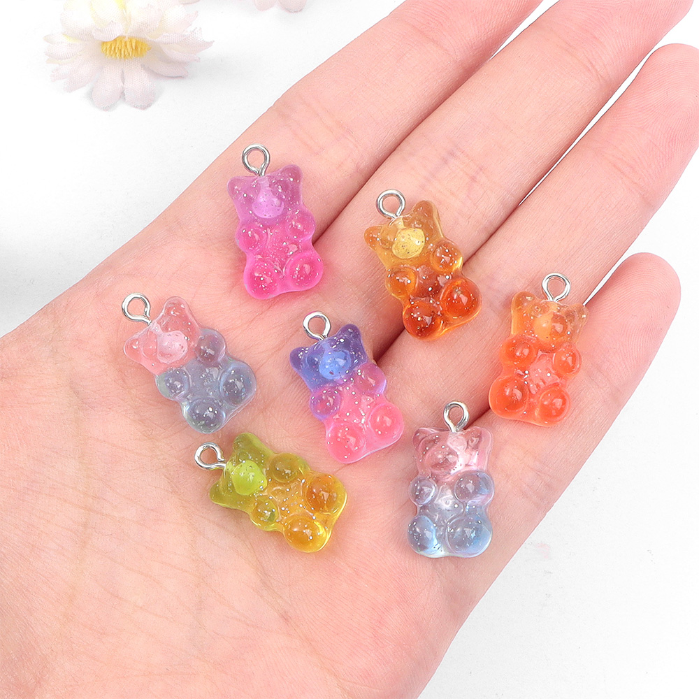 60pcs Dual Color Resin Bear Sh - Resin Craft Supplies recensione e prezzo