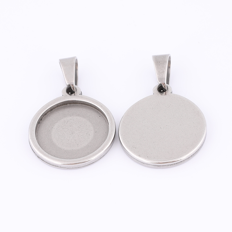 10pcs 15mm Round Cabochon Base - Bezels Set Pendant recensione e prezzo