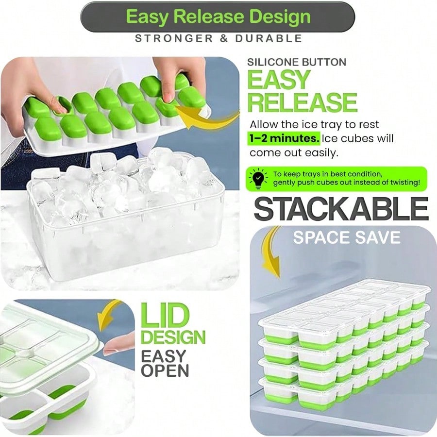 56pcs Tray With Lid And Bin –  - Silicone Mold Tray recensione e prezzo