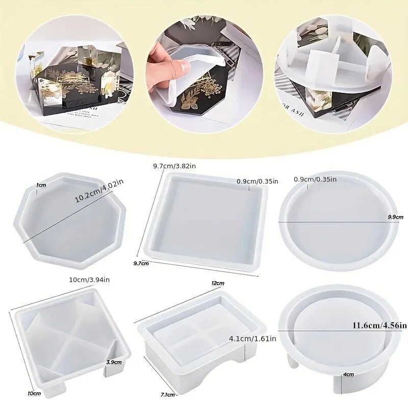 Coaster Resin Molds Set Includ - Serving Tray Mold recensione e prezzo