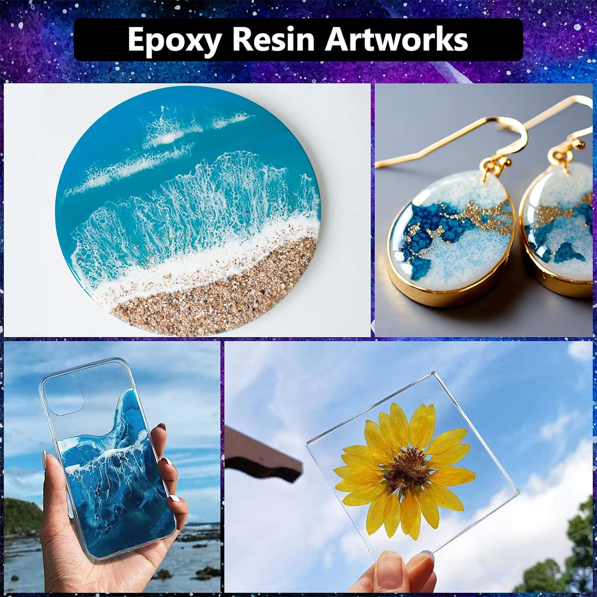 1000ml Crystal Clear Epoxy Res - Resin Jewelry Kit recensione e prezzo