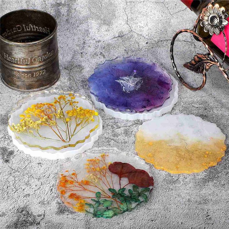 ABVT-12 Pieces Resin Coaster M - Geode Mold Silicone recensione e prezzo