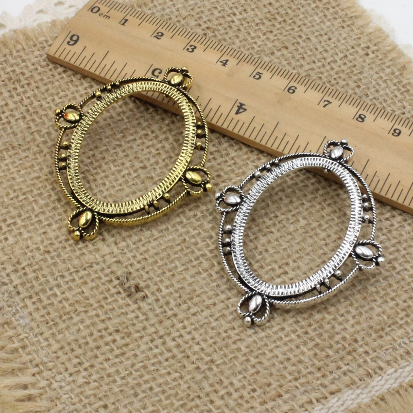 Fit 30x40mm Oval Cabochon Anti - Bezels Set Pendant recensione e prezzo