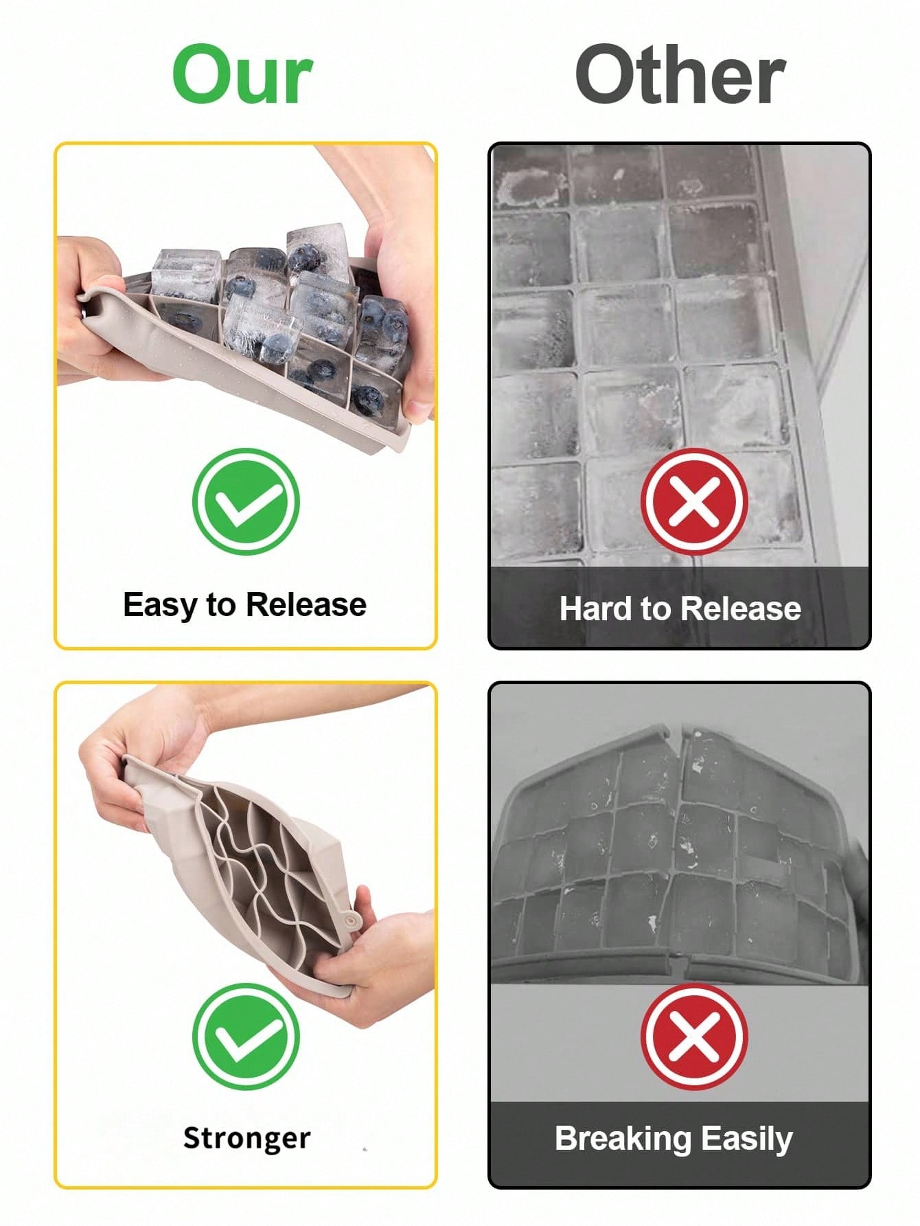 Madebyblanc 1pc 15 Grid Silico - Silicone Mold Tray recensione e prezzo