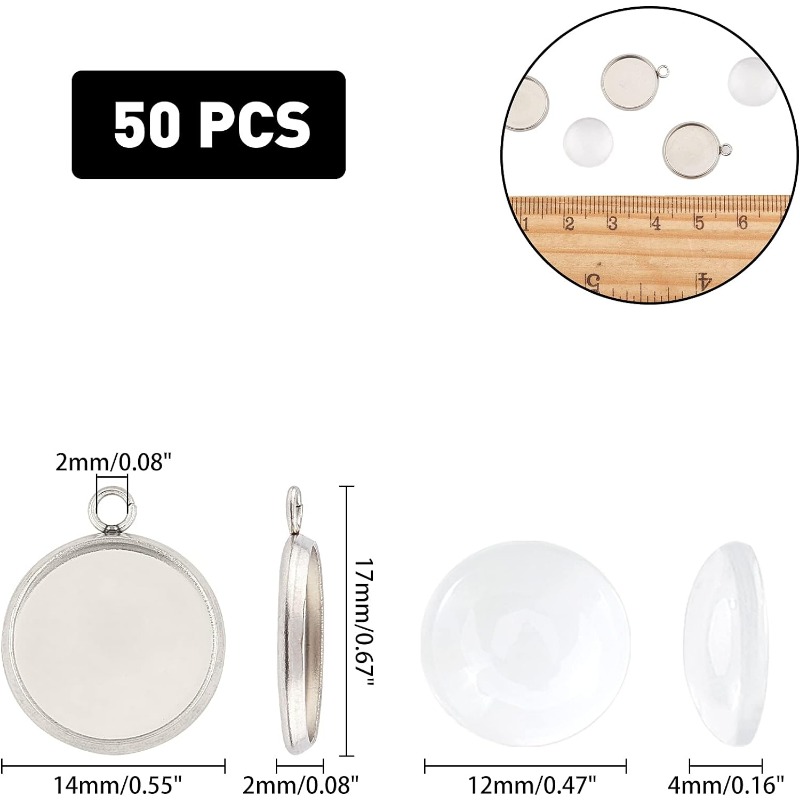50 sets Pendant Cabochon Jewel - Bezels Set Pendant recensione e prezzo