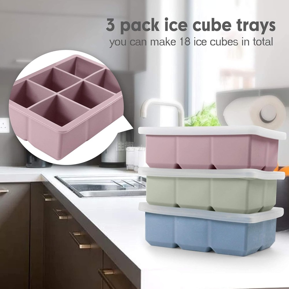 Large Silicone Ice Cube Trays  - Silicone Mold Tray recensione e prezzo