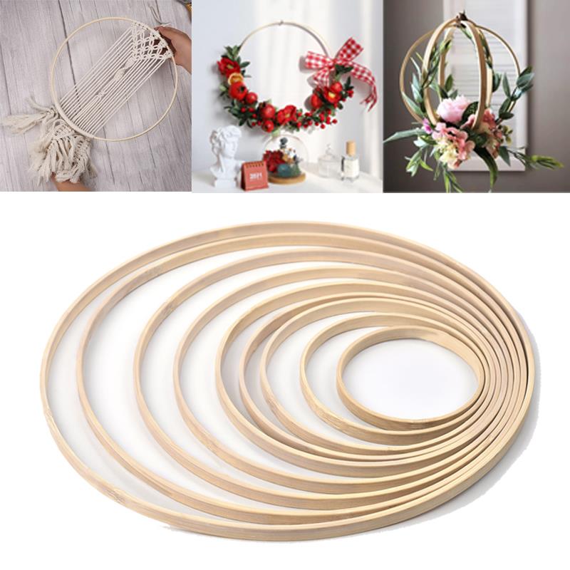 1/5Pcs 8-33cm Wooden DIY Handm - Wood Ring Blank recensione e prezzo
