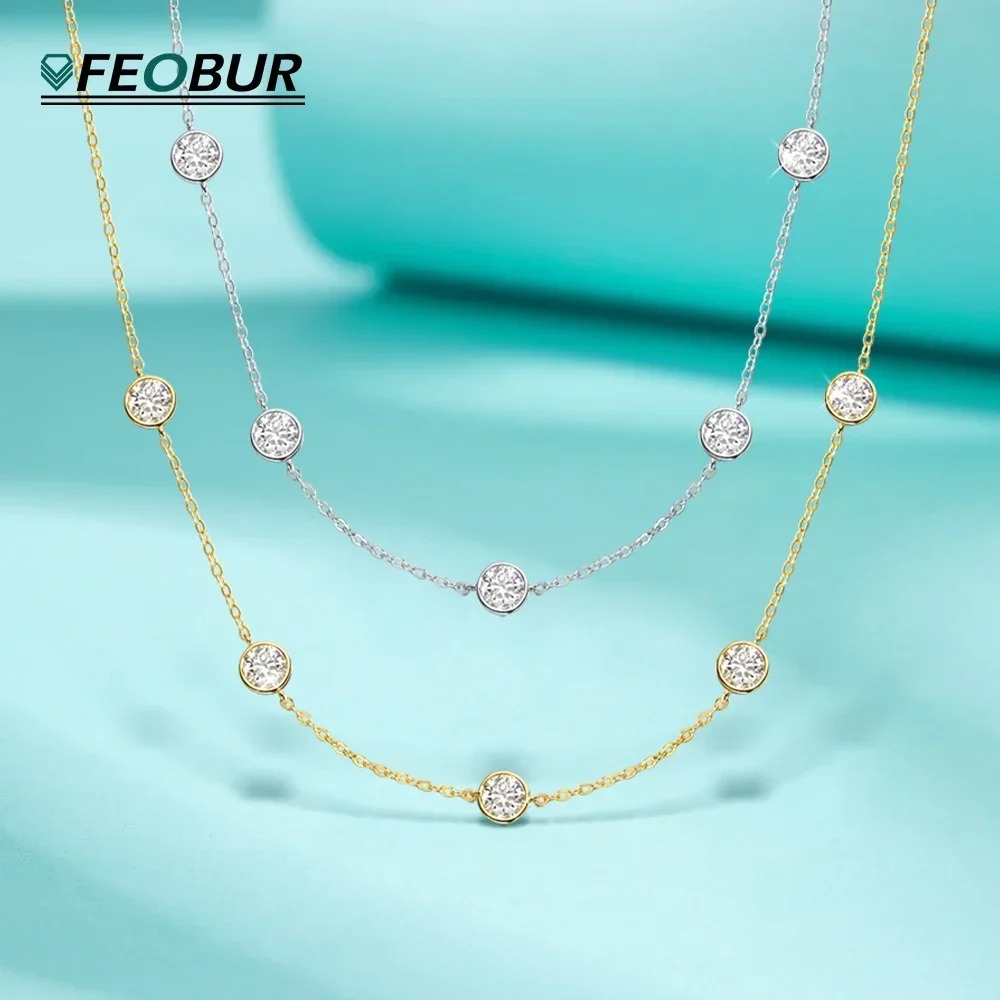 GRA Certified 5mm Moissanite N - Bezels Set Pendant recensione e prezzo